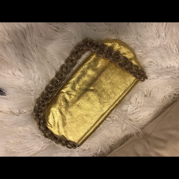 💋Gold MICHELE Bag 🌸 - Picture 8 of 8